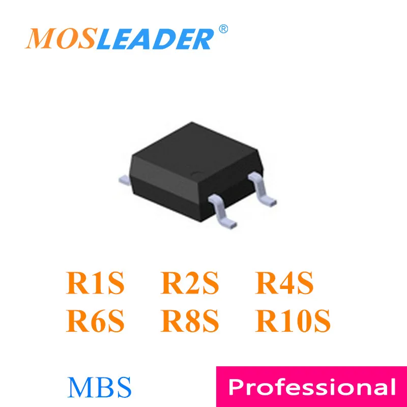 

Mosleader 3000pcs R1S R2S R4S R6S R8S R10S MBS Chinese high quality 0.8A 100V 200V 400V 600V 800V 1000V 1KV