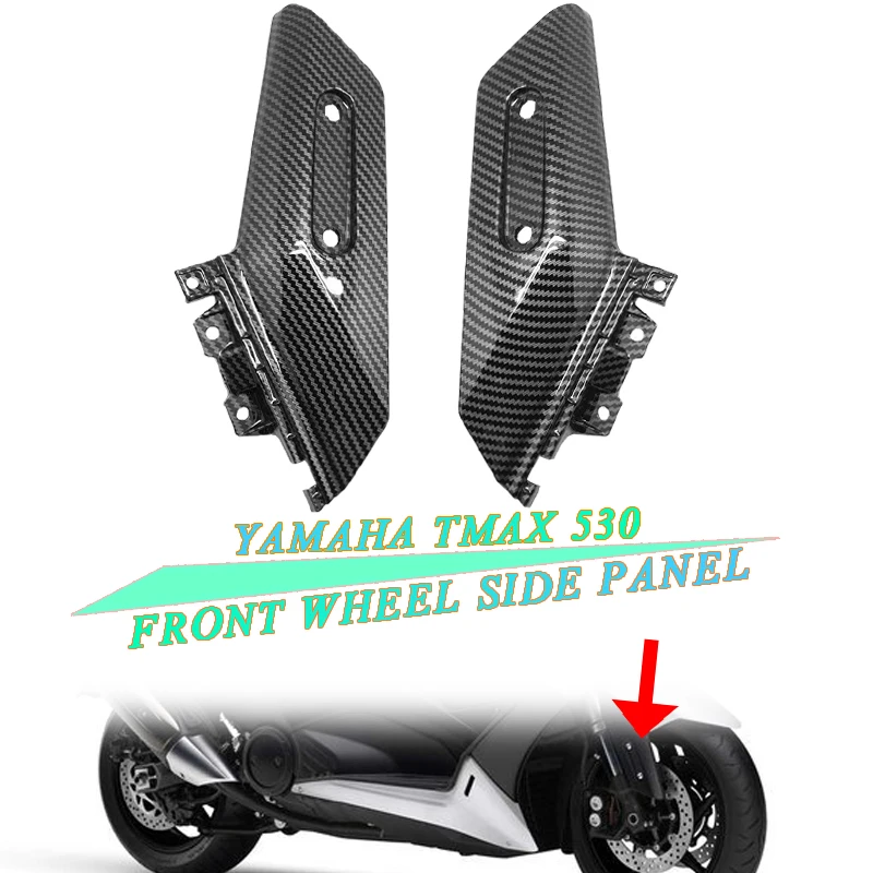 

For Yamaha TMAX 530 XP500 XP530 2015-2019 Carbon Fiber Front Fender Side Panel Cover Fairing