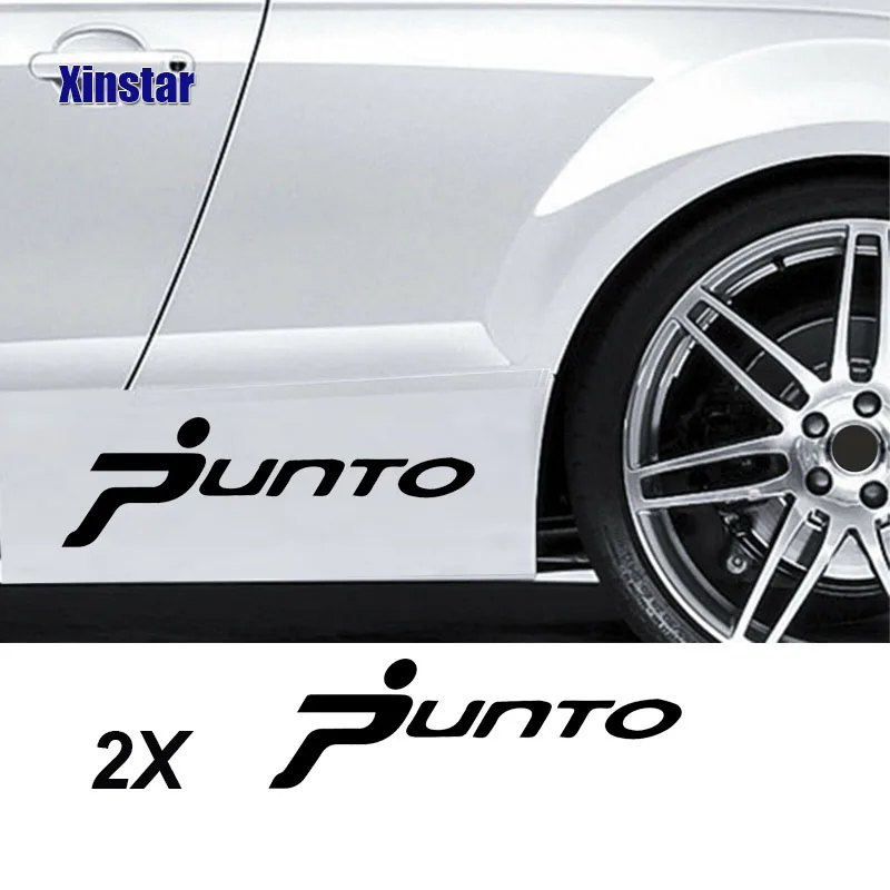 

2Pcs Car Body Sticker For Fiat Punto Bravo Tipo Auto Accessories