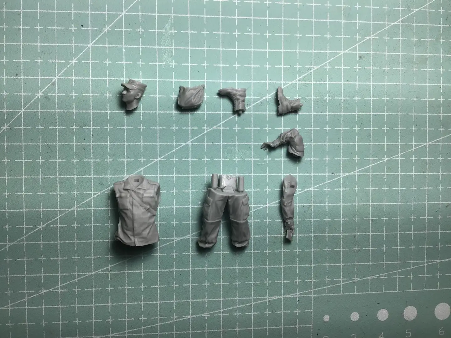 1/35 Resin Model Figure GK,2 Figure , Unassembled and unpainted kit