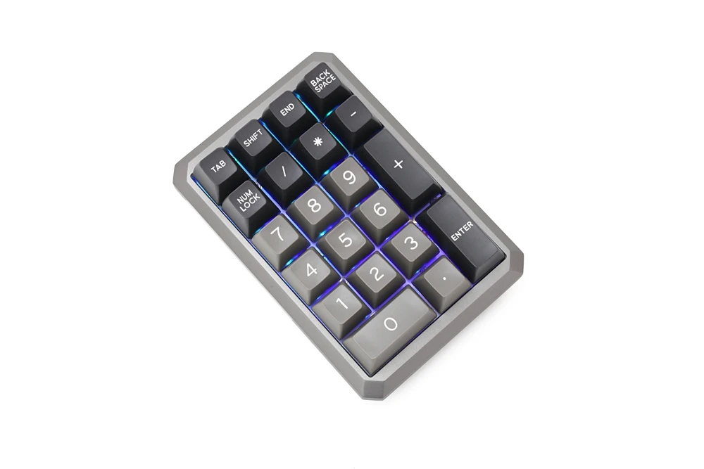 hot swappable blue tooth bt dual mode gk21s gk21 pcb Custom Mechanical Keyboard rgb smd switch leds type c usb port numpad image 6