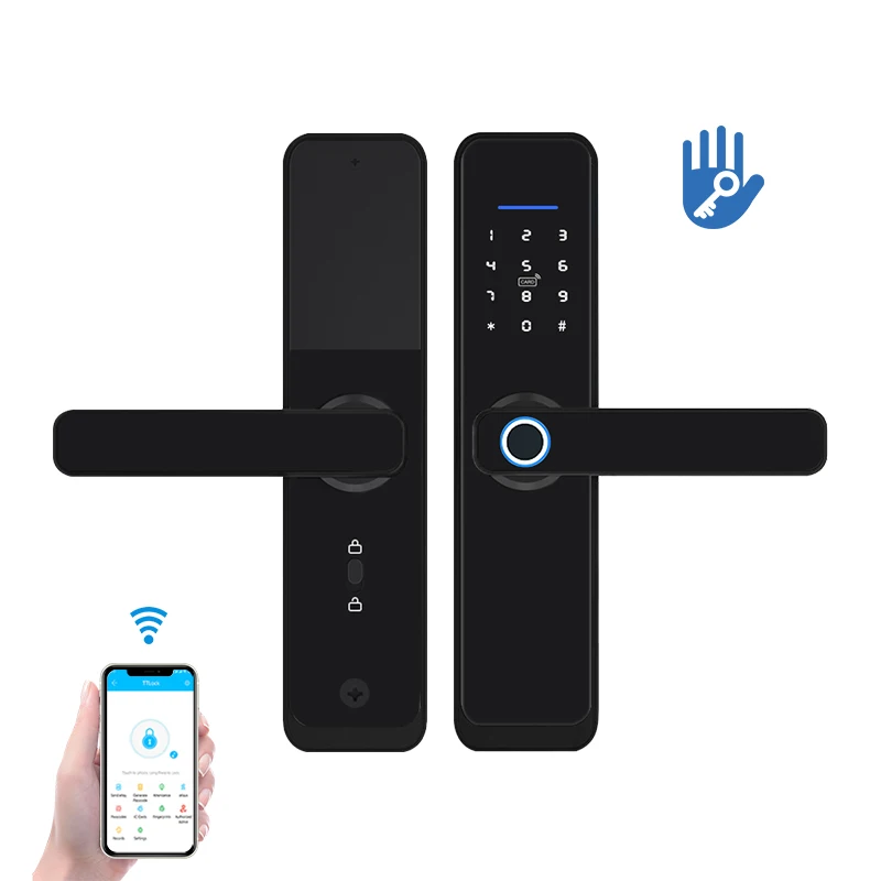 TTLOCK App Electronic Door Lock, Intelligent Biometric Door Locks Fingerprint, smart WiFi Digital Keyless Door Lock