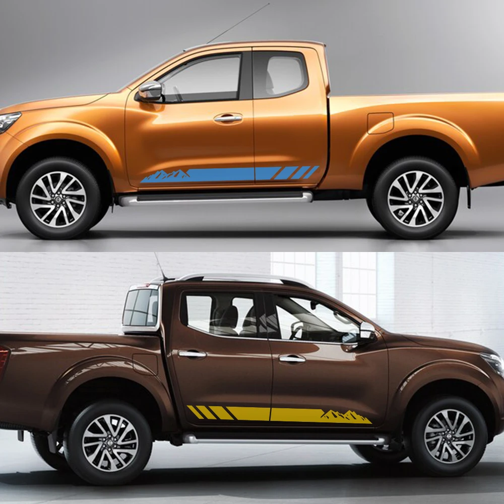 HASWEX Pegatinas Vinilo 4x4 Para Puerta De Coche – Resistentes Al Agua Y Al Calor – Para Ford Ranger, Nissan Navara, Toyota Hilux