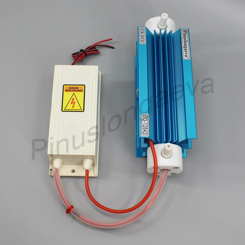 Pinus longaeva 10G/H 10grams Quartz tube type ozone generator Kit ozone tube and ozone PSU ozone air water treatment