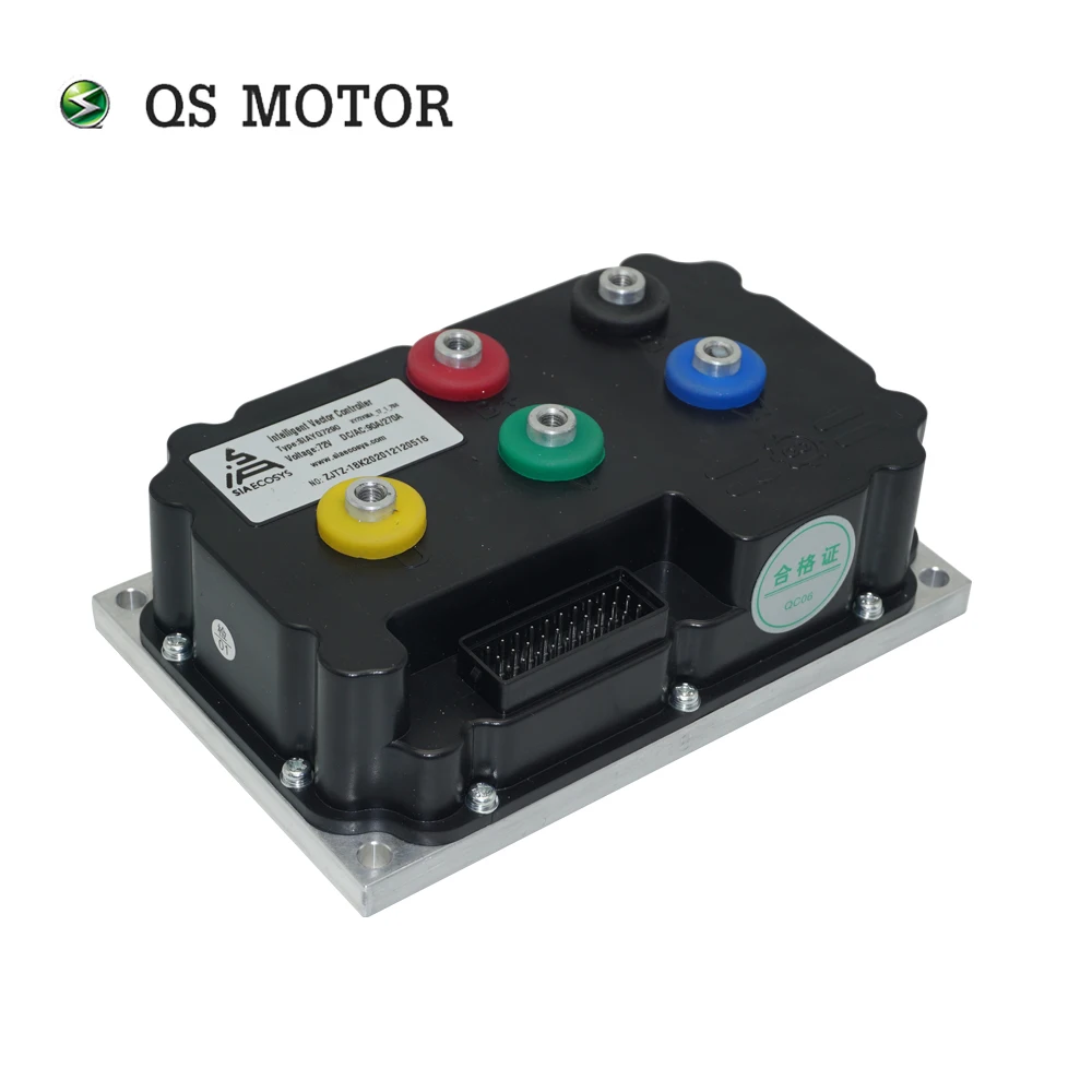 QS – moteur de moyeu électrique pour moto, 17x1.6 pouces, 2000W, 72V, 70 km/h, avec kits de contrôleurs programmables