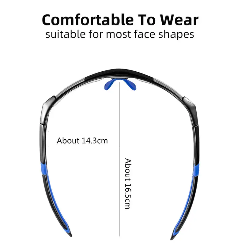 ROCKBROS Photochromic Cycling Glasses Bicycle Outdoor Sports Sunglasses Discoloration Glasses MTB Road Bike Goggles Bike Eyewear - 4