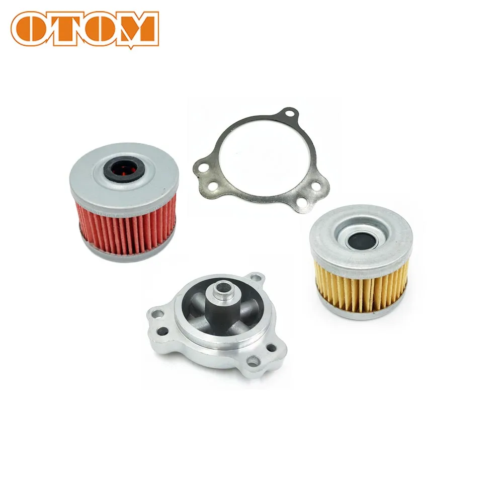 OTOM New Motorcycle Engine Oil Filter For YF300 LONCIN300R VOGE 300DS 300GY Pit Bike Parts Red Paper (Original) Oil Filter Cover