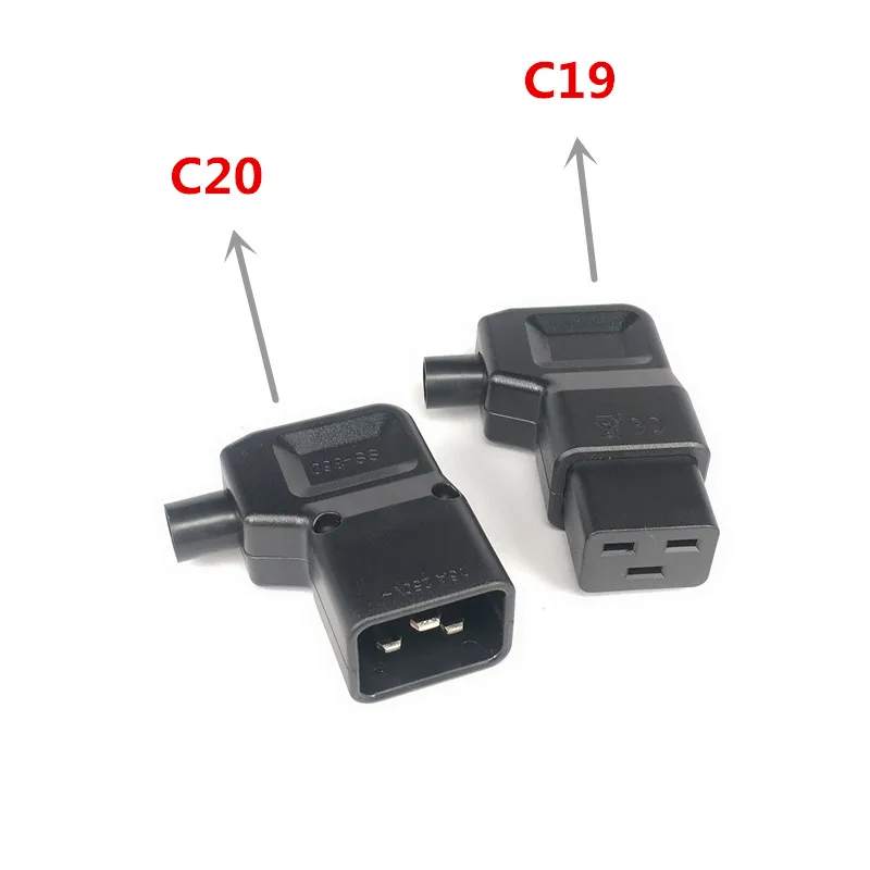 PDU/UPS Socket Standard IEC320 C19 C20 16A 250V AC Electrical Power Cable Cord Connector Removable plug Female Male Plug Adapter