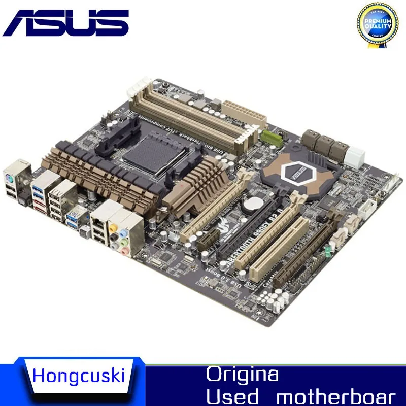 Used AM3+ For AMD 990FX motherboard For ASUS SABERTOOTH 990FX R2.0 Socket AM3 DDR3 SATA3 USB3.0 SATA3 990X Desktop motherboard