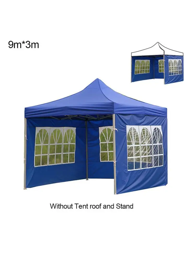 Garden Canopy Wall Panel Rainproof Shading Shelter Transparent Tent Cloth Rome Window Tent Shading Fence For Tents