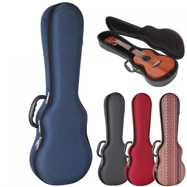 

21Inch Soprano Ukulele Case EVA Hard Box Lightweight Pressure-proof Colourful Protable Backpack