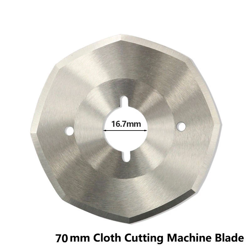 Free Shipping 1PC Out Daimeter 70mm Cutter Blade For Cloth Cutting Machine Blade HSS Fabric Cutting Knife HSS Cutting Disc