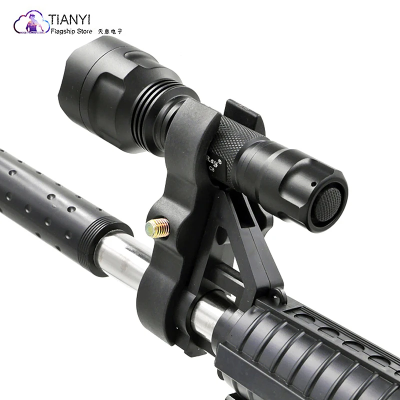 25MM-30MM Rifle Barrel Scope Mount Tools Clamp Clip For IR Night Vision Flashlight rail mount Telescope Sight Laser Hunting Gun