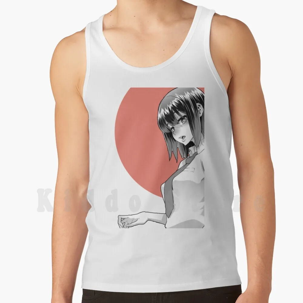 Emergence 177013 Pastel Red Tank Tops Vest 100% Cotton Emergence Anime Manga Hentai 177013 Sexy Cute Anime Girl Girls Tits