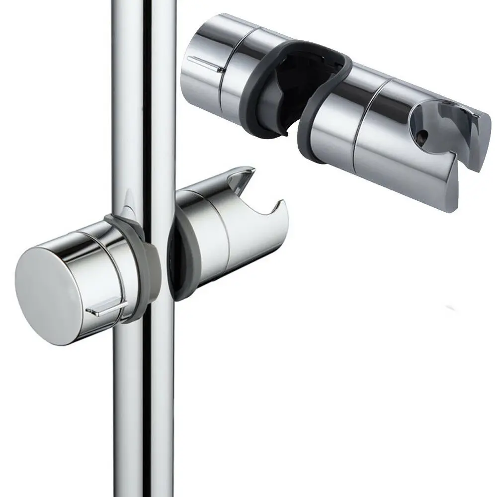 

1PC Shower Bracket Shower Rail Holder 20~25mm ABS Chrome Shower Head Holder Adjustable Bathroom Accessories Universal