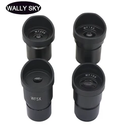 Stereo Microscope Eyepiece WF5X WF10X WF15X WF20X Optical Lens Wide Field Mounting Diameter 30mm or 30.5mm with Rubber Eye Cups