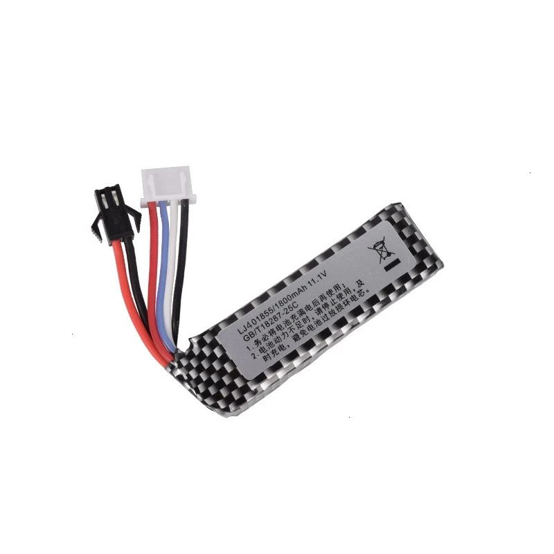 11.1v Water Gun Lipo Battery With 11.1v USB Charger 3S 1800mAh 401855 for AKKU Mini Airsoft BB Air Pistol Electric Toys RC Parts