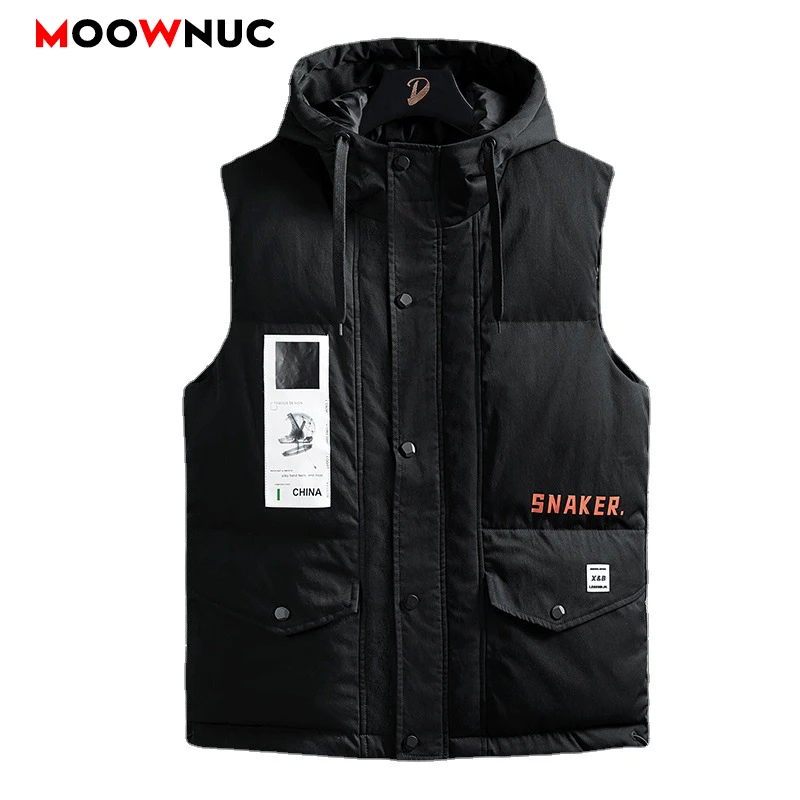 

2021 Korean Winter Vest coat domestic trend waistcoat men's wear Thick Classic Windproof Sleeveless New Business Hombre