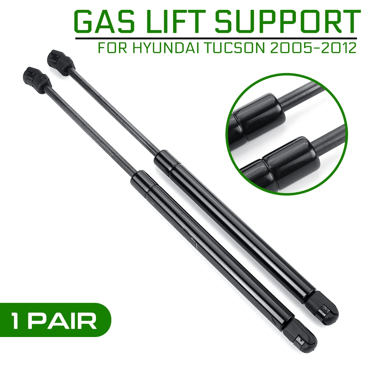 

For Hyundai Tucson 2005 2006 2007 2008 2009 - 2012 Car Rear Window Glass Gas Spring Shock Lift Strut Struts Support Bar Rod