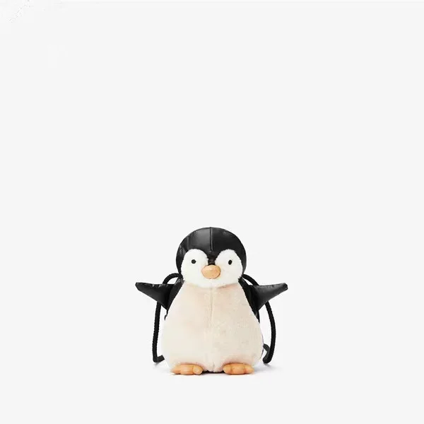 Forma pinguim saco dos desenhos animados do sexo feminino bonito saco crianças bolsa de ombro pequeno crossbody bonito mini saco