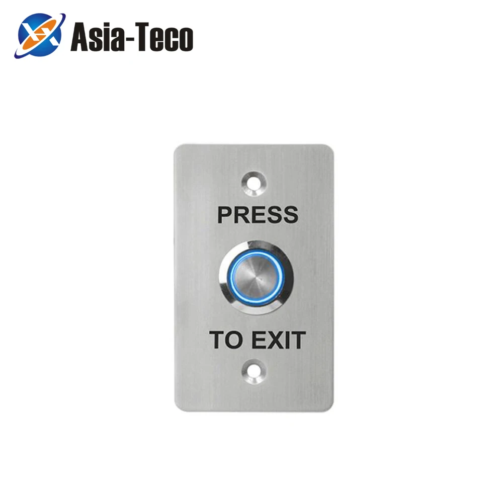 

Exit button Metal material Suitable for narrow/wide door frame access control system kit Stainless steel door access