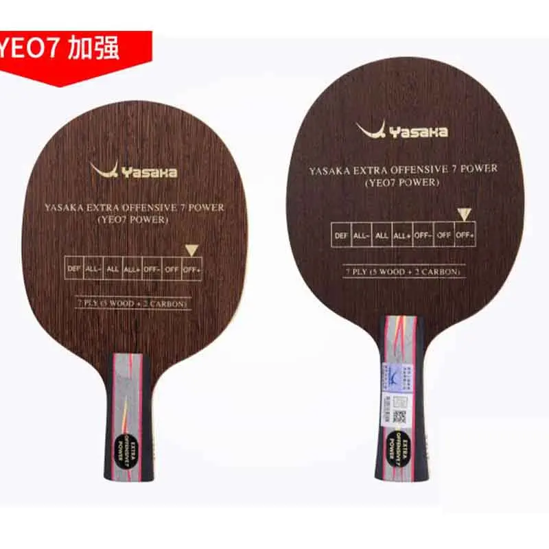 Yasaka-Table tennis rackets, original product, yukaka yeo7 power, Malin, extra defense, 7 Power