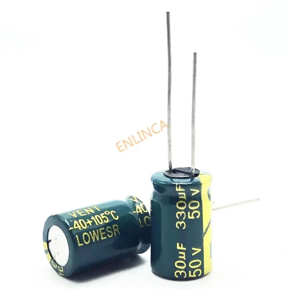 50V 330UF 10*17 high frequency low impedance aluminum electrolytic capacitor 330uf 50v 20%