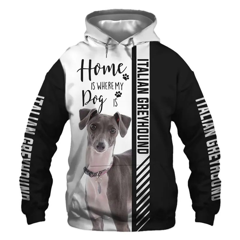 

Italian Greyhound Dog 3D Printed Jacket Men/Women Harajuku Hoodie Unisex Casual Streetwear Sweatshirt Pullover Sudaderas D8012