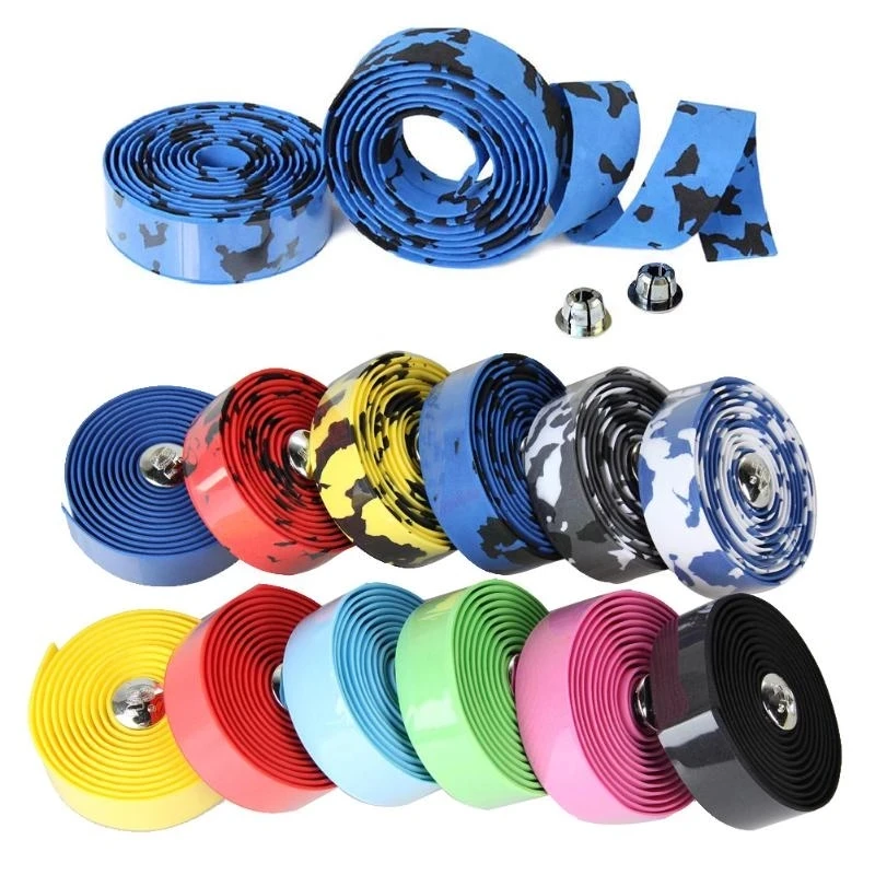 Bicycle Handlebar Tape Steering Wheel Cover Road Bike Cycling Handle Non-slip Belt Rubber Tape Bike Accessories Handle Belt