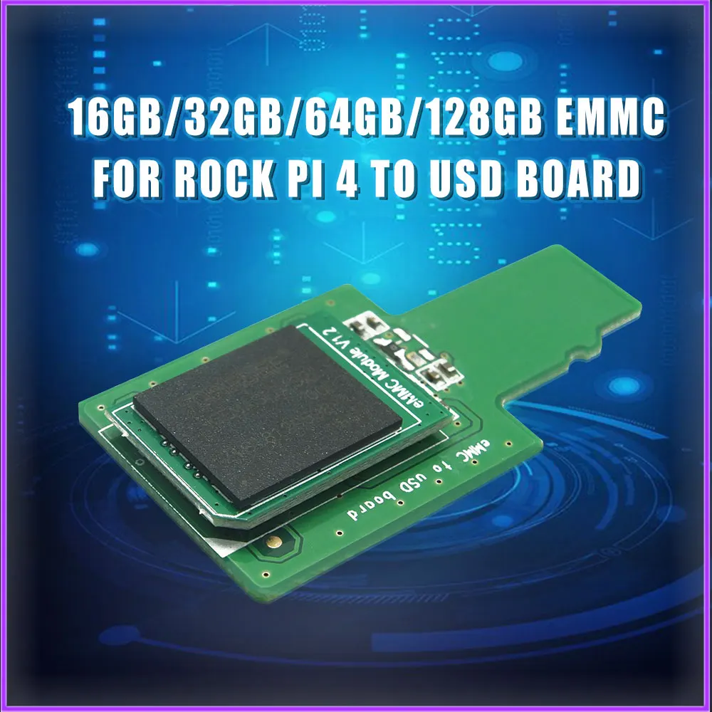 16GB / 32GB/ 64GB/ 128GB eMMC Moudle for Rock Pi