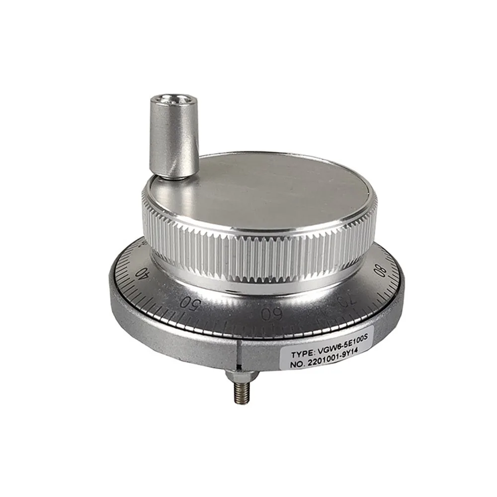 CNC pulse generator handwheel 5V 60mm 100PPR manual pulse generator handwheel rotary encoder electronic 4 terminal 6 terminal