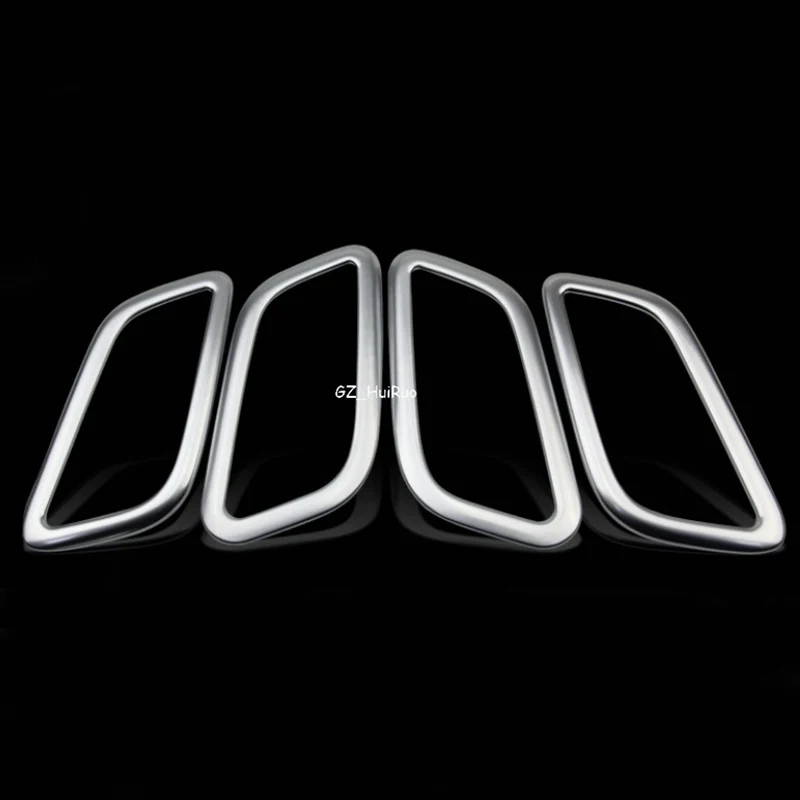 Inner door handle bowl cover decoration box ring for Chevrolet tracker trax auto accessories chrome Door Handle Frame Cover Trim