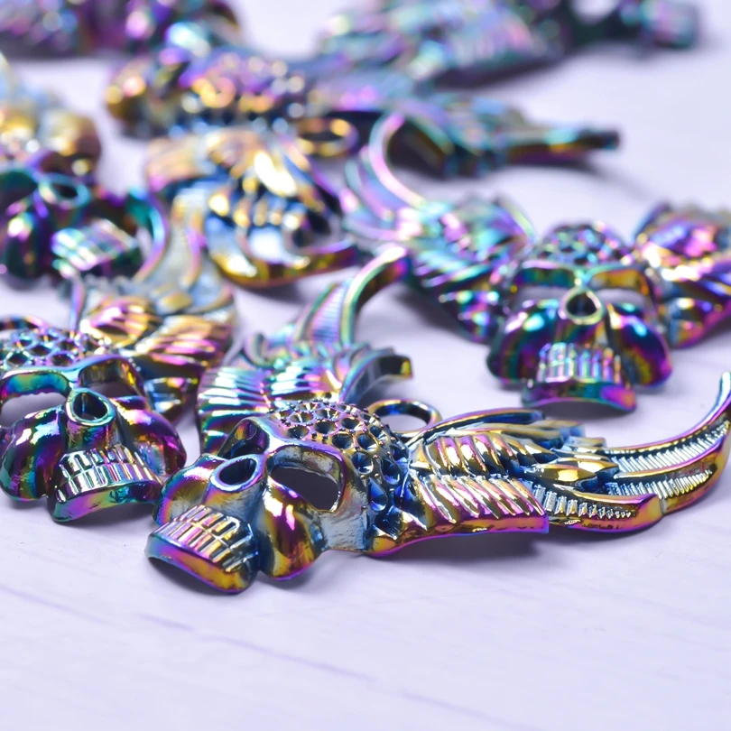 2pcs Rainbow Animal Charms For Jewelry Making Supplies Elephant Leopard Butterfly Charm Pendant Handmade Accessories Fatima Hand