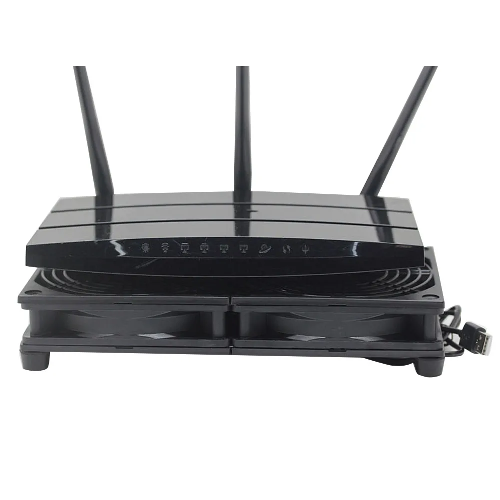 ไร้สาย Cooling เงียบ5V USB Router พัดลม Cooler 120Mm DIY PC Cooler กล่องทีวี W/สกรูป้องกันสุทธิ Desktop เงียบพัดลมระบายความร้อน