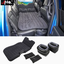 JHO Universal Car Air Inflatable Travel Mattress Bed for Back Seat Multi functional Sofa Pillow Outdoor Camping Mat Cushion