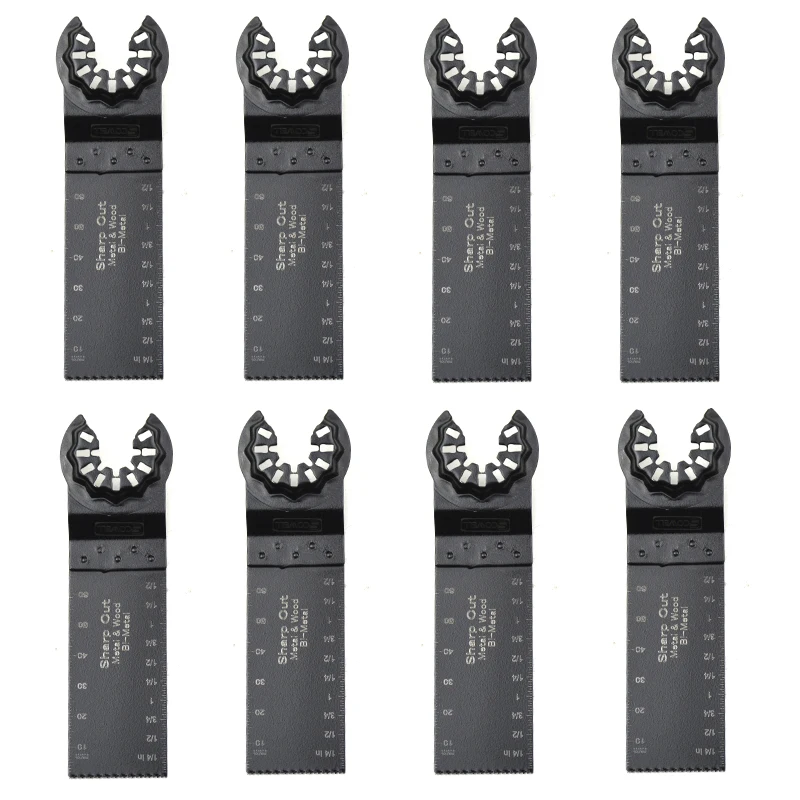 Lock Fit Extra Long Bi-metal Plunge Oscillating Saw Blades For Oscillating Machines Plus Length Renovate Multi Tool Blade