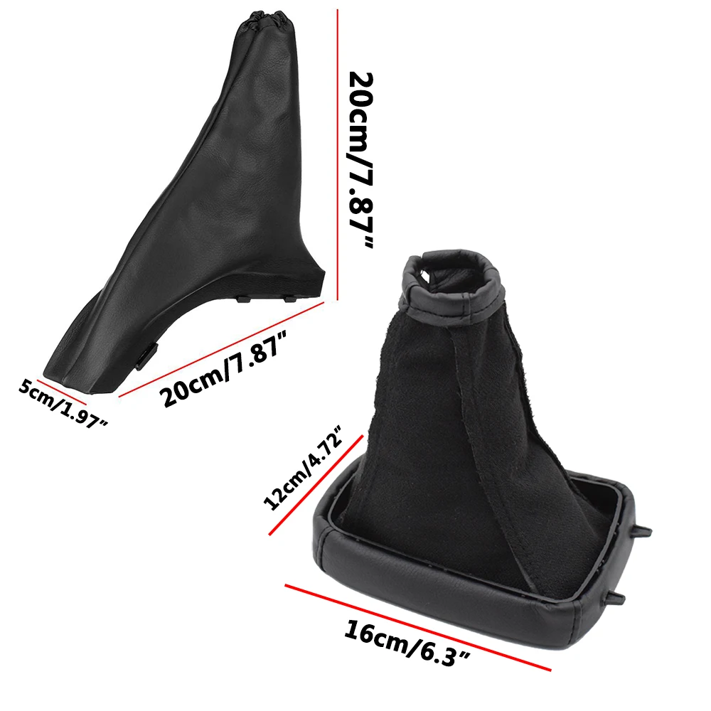 For Opel/Vauxhall Astra G 1998-2004 Pu Leather Handbrake Gear Shift Stick Boot Gaiter Gaitor Cover Coupe 2000-2004