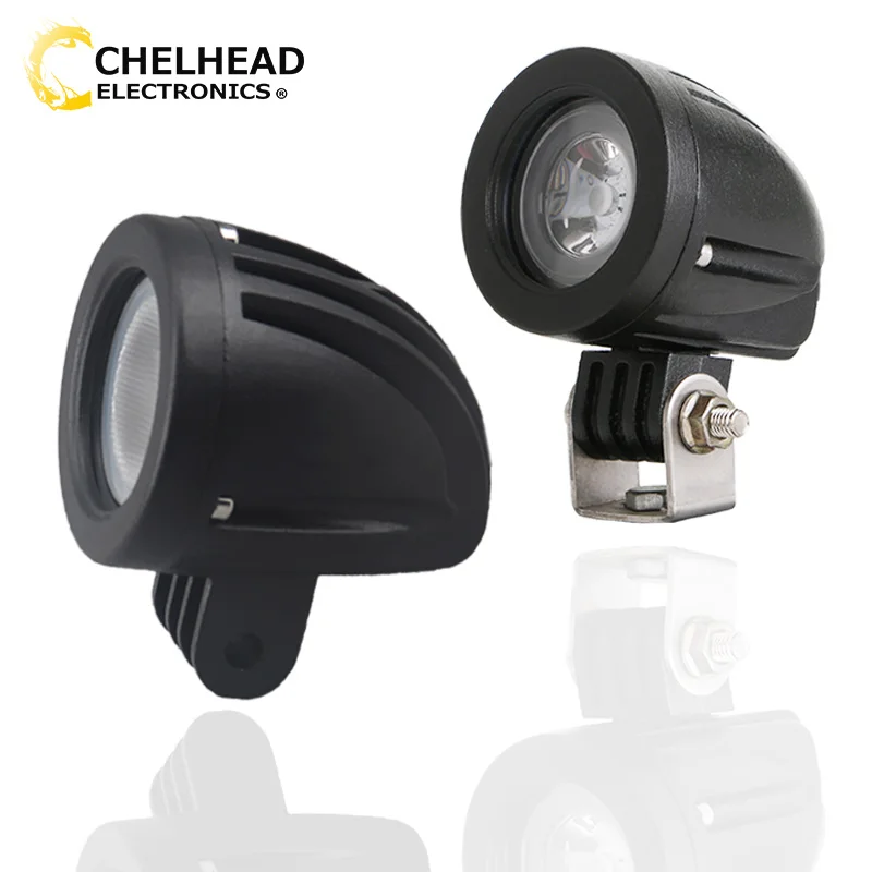 Led Motorcycle Spotlight Day Time Running Lights Spot Flood Beam Auto Motorbike Soocter Led Bulb Fog Lamp Work Head Light