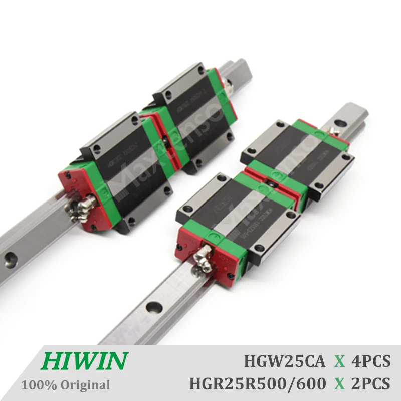 

HIWIN HGW25 Guides 500 600mm Linear Guide Rail CNC Router Parts HGR25 Linear Guideways for CNC Machine Center z axis Parts