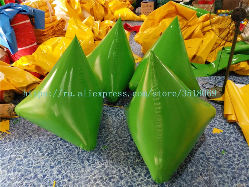 Sale of water sports inflatable buoys, water advertising buoys, water sports competition logo inflatable triangle buoys