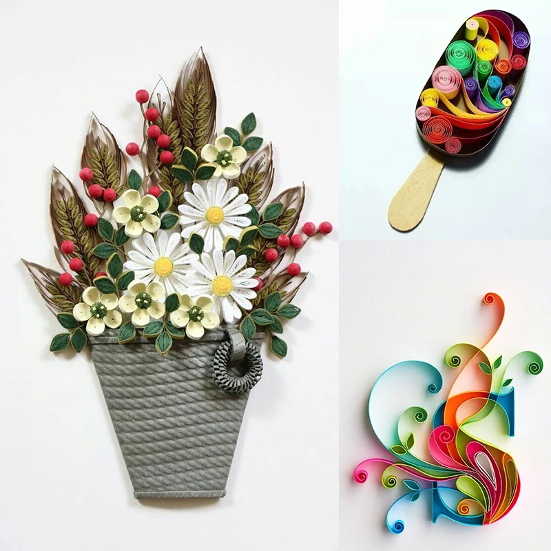 260 pz Quilling strisce di carta colore misto Origami mestiere di carta fai da te Hanmade pieghevole fortunato desiderio stella carta Origami
