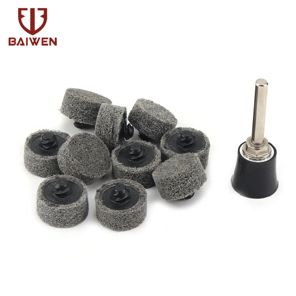 25mm 1 ''dischi abrasivi per lucidatura ruote disco abrasivo in fibra di Nylon 9P dischi Non tessuti per accessori Dremel in marmo metallico Dremel