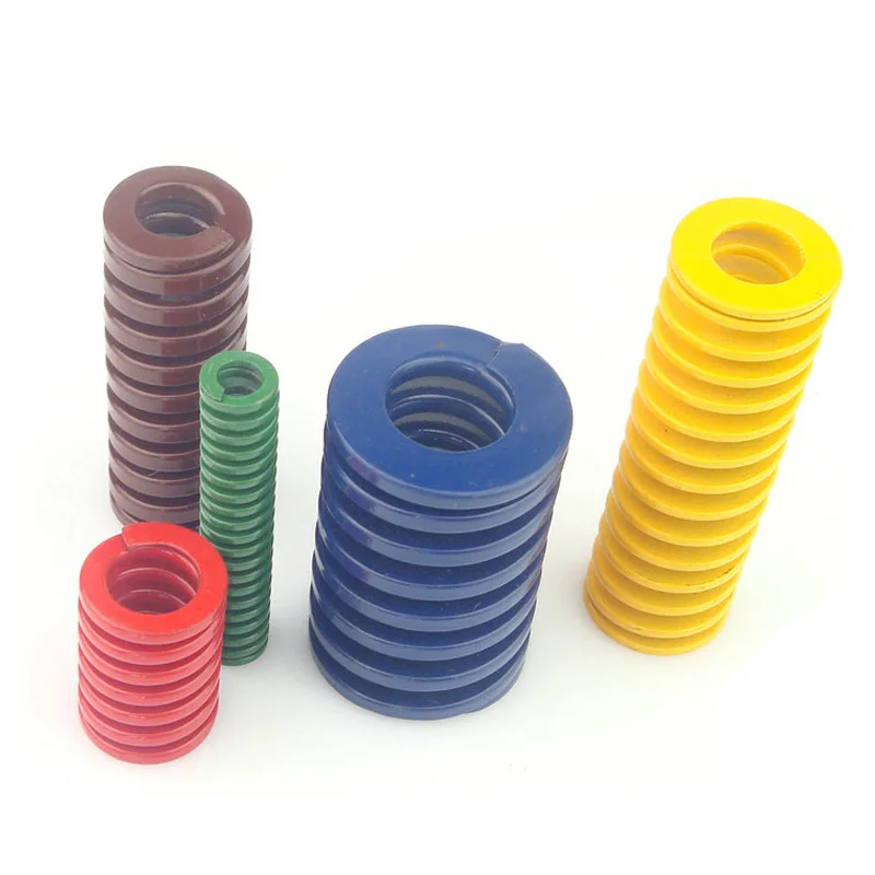 1/2/3Pcs Yellow/Blue/Red/Green/Brown   Spiral Stamping Compression Mould Die Spring OD 18mm ID 9mm Length 20-150mm