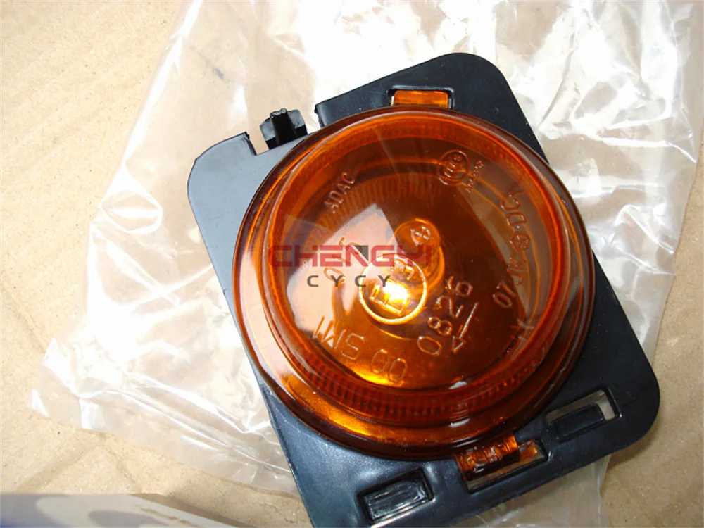 1 Piece Free Bulbs Side Front Fender lamp Turn Signal Light for Wrangler-JK 2007-2015 Halogen Marker Side Lamp Clearance Lights