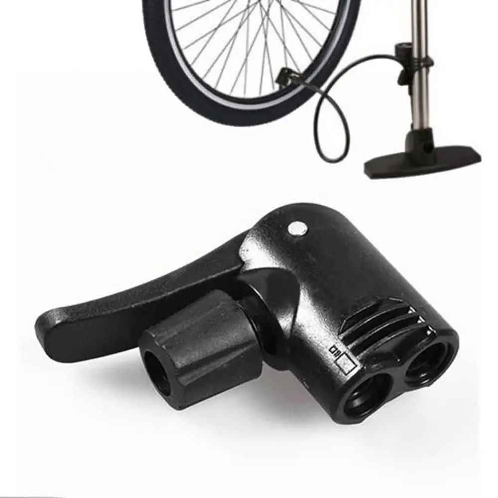 Mini Bike Pump Cycling Hand Air Pump Tire Inflator Cycle Tyre Tube Replacement Dual Head Air Pump Adapter Valve