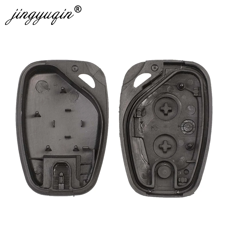 Jingyuqinปลอกกุญแจรีโมท 2 ปุ่มสำหรับRenault Opel VauxhallสำหรับNissan vivaro Traffic primastar ne73 vac102 Blade FOBเชลล์