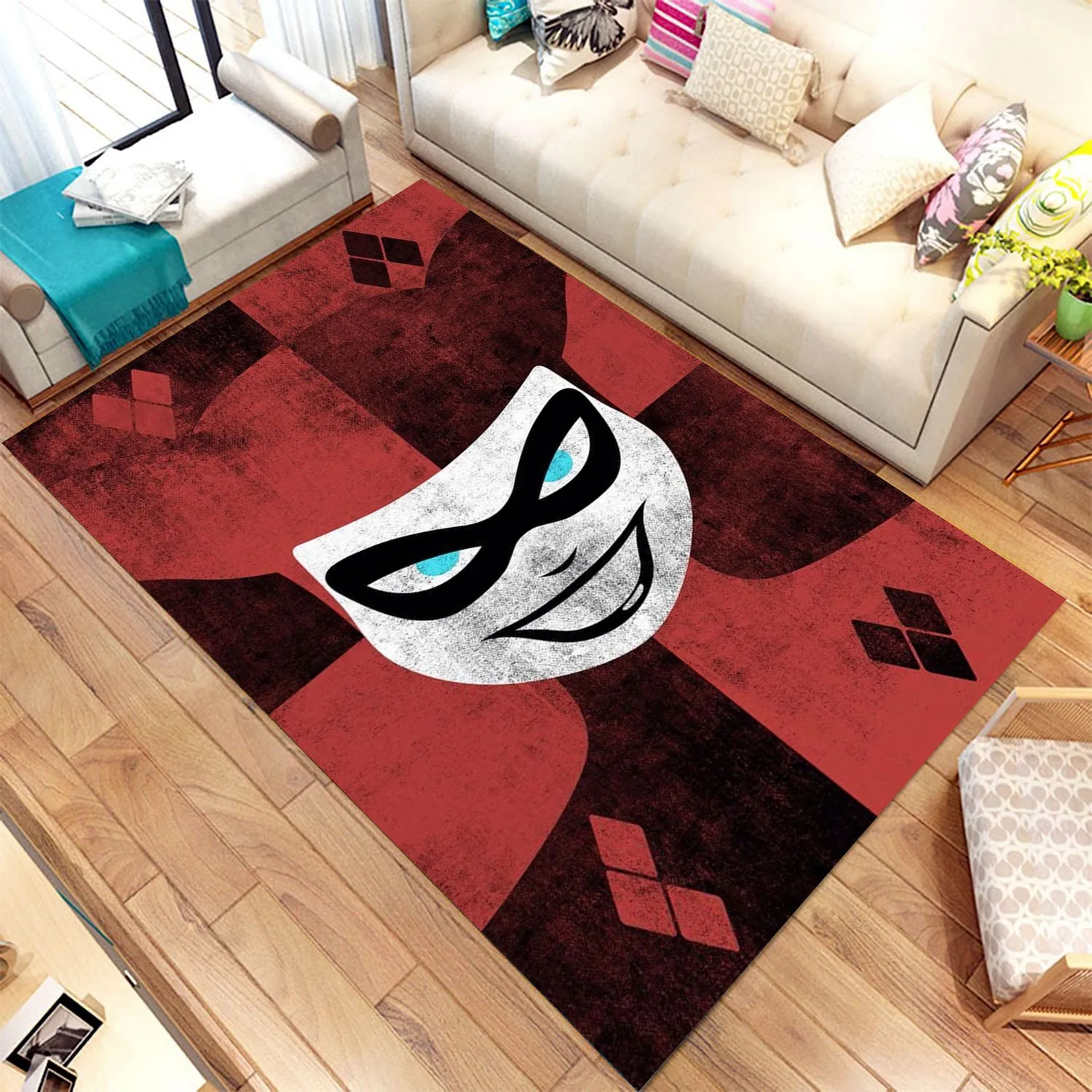 Joker Rug For Living Room, Fan , Area Rug, Popular Rug, Personalized Gift, themed Rug, Home Decor,Rug, msmd78