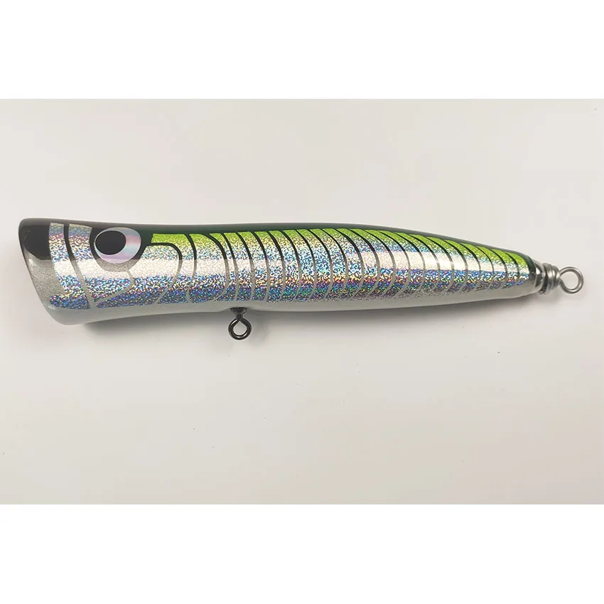 timber Carpenter  Wood Floating Popper Stickbait Fishing Lure  Medium Heavy Paulownia Popping for , Kingfish, BluefinTuna