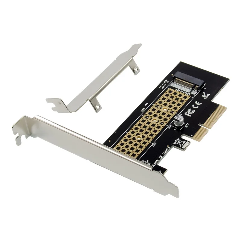 

Add On Cards PCIE x4 M.2 NVMe Adapter Pci-e 4X To M2 M KEY SSD Expansion Card Drive free plug and play Computer Components