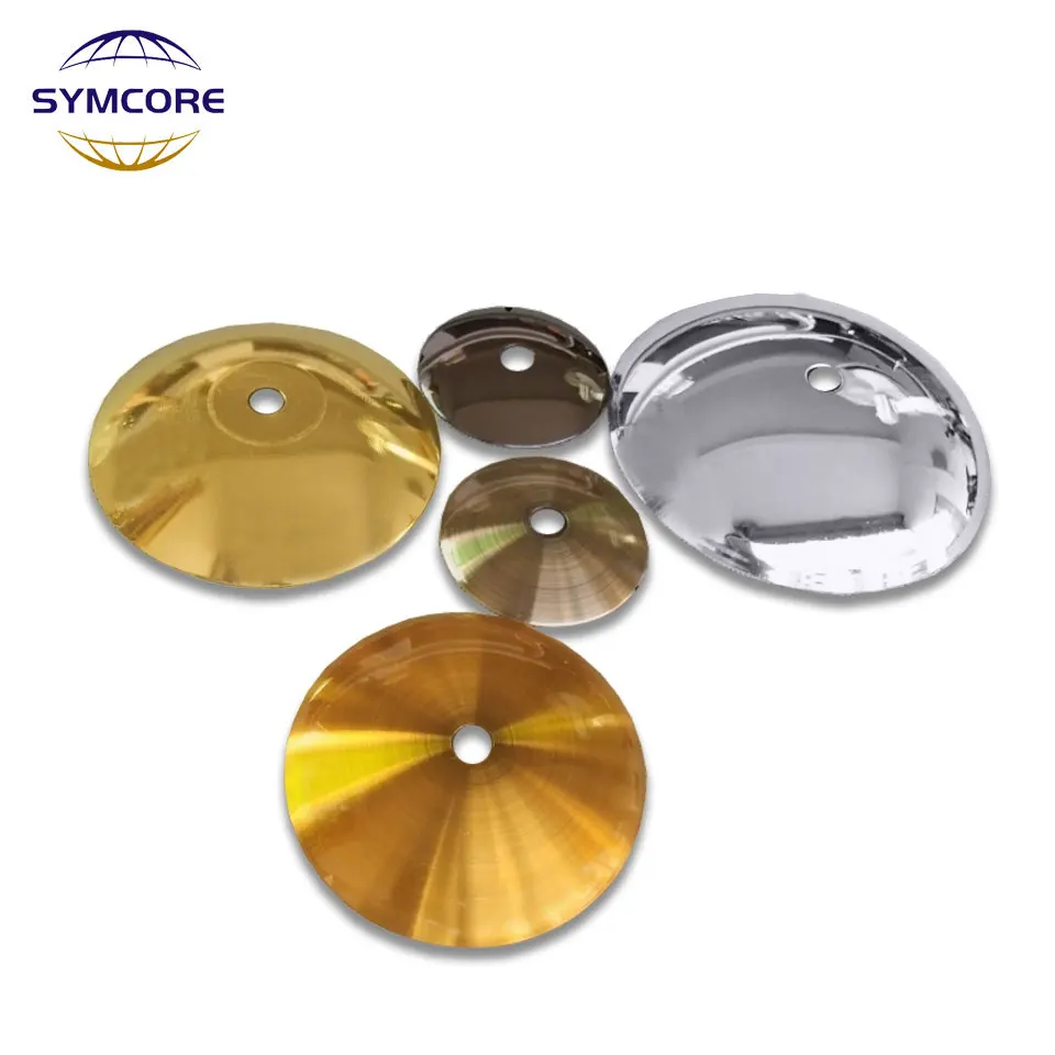 5pcs Flying Saucer Arc Cover Tray 30/40/60/80/100/120/140/160mm Metal Disc Manhole Cover Decorative Cover Lighting Accessories